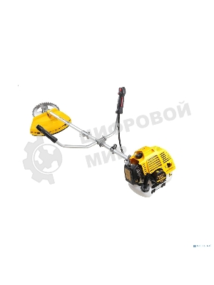 Газонокосилка Champion Т433 Мощность двигателя 1.25/1.7 кВт/л.с, Вес без режущей насадки 8,2 кг, Объем двигателя 42,7 см3, Объем топливного бака 950 мл, Максимальный расход топлива 610 г/кВт•ч/мл/ч, Тип рукоятки U-образная, штанга прямая Разъемная, Длина штанги 1493 мм, Толщина корда 2,4 мм, Нож, кол-во зубцов/диаметр/диаметр посадки 3/255/25,4, Ширина кошения кордом/ножом 400/255 мм, Обороты холостого хода 2800 об/мин. Единая упаковка.