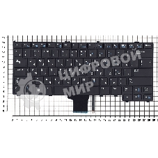 Клавиатура для ноутбука Dell Latitude E7420 черная с подсветкой без указателя