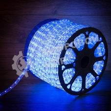 Дюралайт Neon-night LED, постоянное свечение (2W) - синий, 36 LED/м, бухта 100м