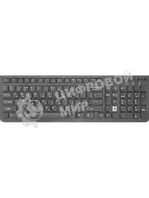 Клавиатура беспроводная Defender ULTRAMATE SM-535 RU USB, радиоканал, черный