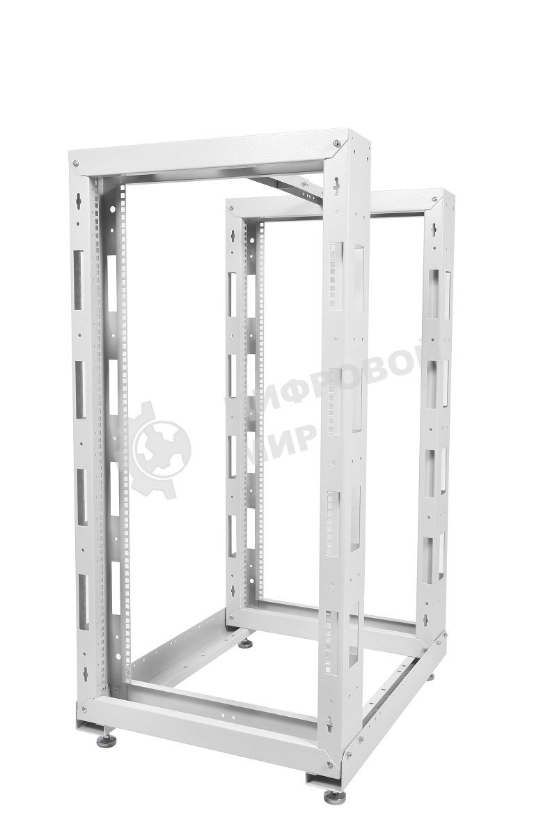 Стойка телеком. универсальная ЦМО! 42U двухрамная (СТК-42.2) (1 коробка)