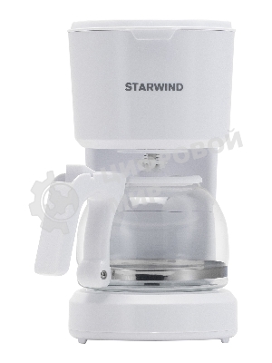 Кофеварка капельная Starwind STD0611 белый, исп. кофе - молотый, 0.6 л, 600 Вт.