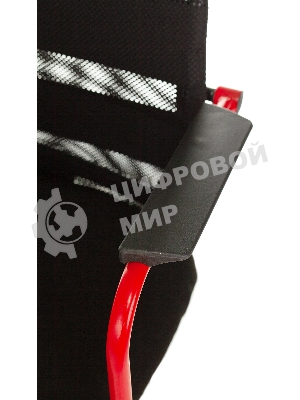 Кресло игровое Zombie ONE черный TW-01 3C11 сетка/ткань с подголов. крестовина металл