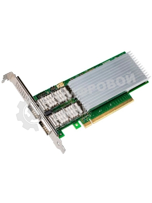 Сетевая карта Intel E810-CQDA2, 2xQSFP28 ports, 100GbE, PCI-E x16 gen3/gen4, iWARP/RoCEv2, IEEE 1588 PTP, ADQ, iSCSI, NFS, VMDq. PCI-SIG* SR-IOV Capable