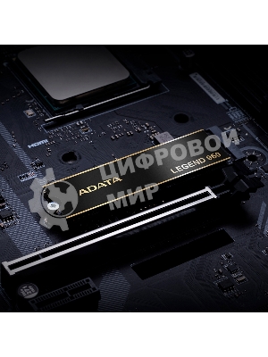 Накопитель SSD ADATA LEGEND 960, 1Tb, PCIe 4.0 x4, M.2 2280, NVMe, R/W 7400/6000, с радиатором