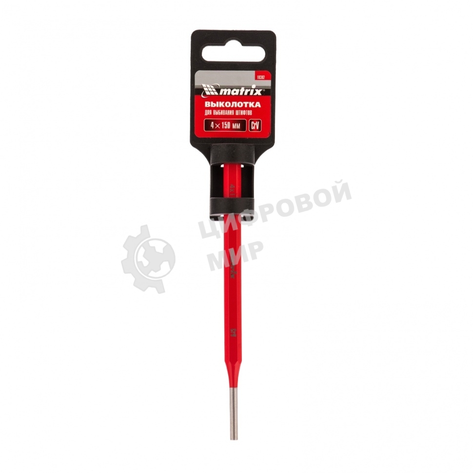 Выколотка Matrix 4x150 мм, сталь CrV