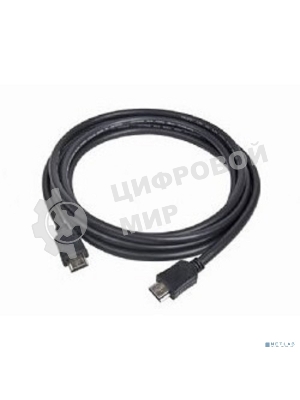 Кабель Cablexpert HDMI CC-HDMI4-6, 19M/19M, v2.0, медь, позол.разъемы, экран, 1.8м, черный, пакет