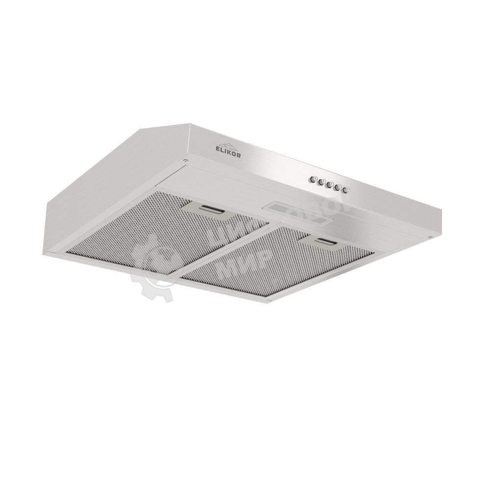 Вытяжка подвесная Elikor ECO XS 50 серебристая, 49.5 см, 400 куб. м/ч, 55 дБ