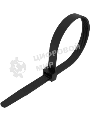 Хомут-стяжка кабельная нейлоновая Rexant 150 x3,6 мм, черная, упаковка 100 шт.