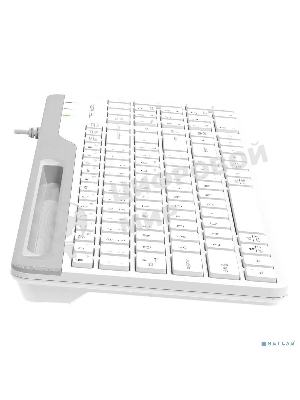 Клавиатура проводная A4Tech Fstyler FK25, USB, белый/серый