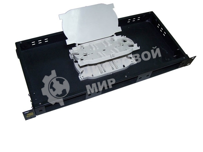 Кросс оптический LANMASTER настенный, металлический, на 8 SC адаптеров