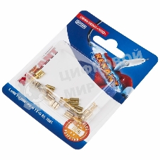 Клемма плоская Rexant, гнездо - 5,6 мм, 1-1.5 мм², (РП-м 1.5-(4.8)/DJ622-D4.8x0.5B), в упак. 10 шт.