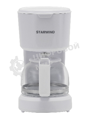 Кофеварка капельная Starwind STD0611 белый, исп. кофе - молотый, 0.6 л, 600 Вт.