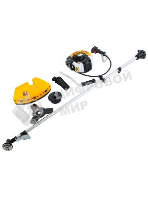 Триммер бензиновый Denzel DR-52, 52 см3, неразъемная штанга, состоит из 2 частей