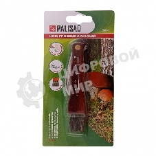 Нож грибника складной Palisad 145 мм, деревянная рукоятка