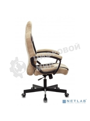 Кресло Бюрократ VIKING 6 KNIGHT BR FABRIC коричневый, ткань, 120 кг, механизм качания