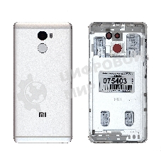 Задняя крышка для Xiaomi Redmi 4 серебро