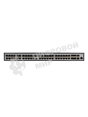 Коммутатор ORIGO Managed L3 Switch 48x1000Base-T PoE, 6x10Gbase-X SFP+, PoE Budget 370W, RJ45 Console, 19