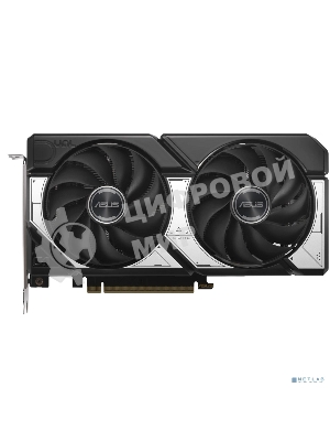 Видеокарта ASUS GeForce RTX 5060 Ti 8G DUAL OC Edition, NVIDIA RTX 5060 Ti, 8 ГБ GDDR7, 128 бит, PCI-e 5.0, 1xHDMI, 3xDP, 2632 МГц