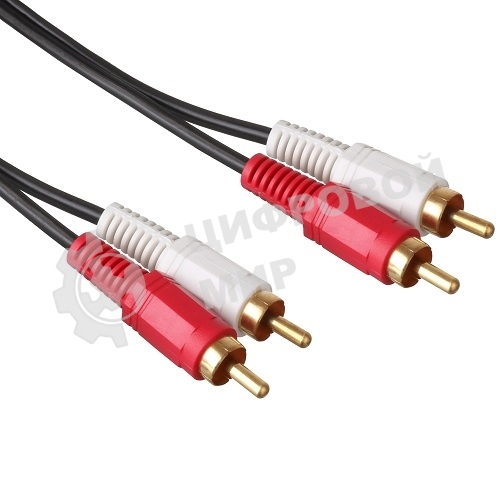 Кабель аудио Exegate 2xRCA-RCAx2 3м позолоченные разъемы
