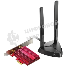 Адаптер TP-Link Wi-Fi 11AX 3000Mbps dual-band PCI-E adapter, two external Antennas
