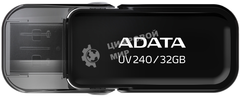 Флешка USB ADATA UV240 (AUV240-32G-RBK), 32Gb, USB 2.0, R/W 15/5, черный