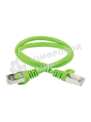 Коммутационный шнур ITK (патч-корд), cat.5e FTP, 3м, зеленый
