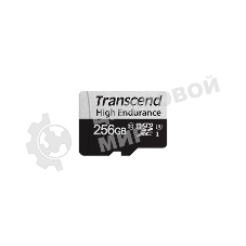 Карта памяти Transcend 256GB microSD w/ adapter U1, High Endurance R95/W45 MB/s