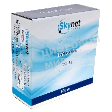Кабель SkyNet Standart FTP indoor 4x2x0,48, медный, FLUKE TEST, кат.5e, однож., 100 м, box, серый