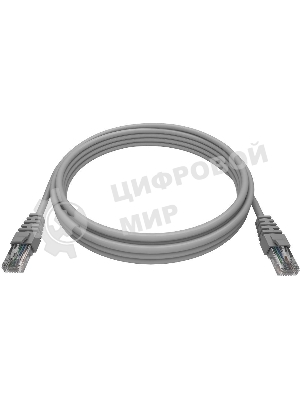 Патч-корд NTSS NTSS-PC-UTP-RJ45-6-0.5-LSZH-GY NTSS-PC-UTP-RJ45-6-0.5-LSZH UTP RJ-45 вил.-вилка RJ-45 кат.6 0.5м серый LSZH (уп.:1шт) 24AWG