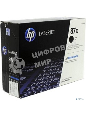 Тонер Картридж HP 87X CF287X черный для HP LJ Ent M506/M527 (18000стр.)