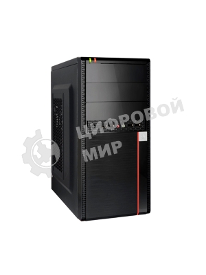 Компьютерный корпус ExeGate EX284036RUS Minitower BA-204U Black, mATX, (AA450, 80мм), 2хUSB+2хUSB 3.0, Audio
