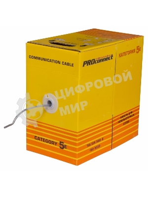 Кабель PROconnect Кабель FTP cat.5e 4 пары (305м) 0.51 мм CCA