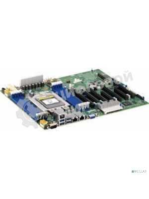 Материнская плата серверная Supermicro MBD-H12SSL-I-B, SP3, AMD EPYC 7002/7003, 8xDDR4, 8xSATA, 2xM.2, 5xPCIe x16, 2xPCIe x8, 2x1Gb LAN, 4xUSB 3.2 Gen 1, 1xVGA, ATX
