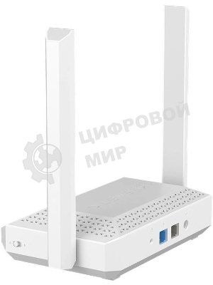 Гигабитный интернет-центр Keenetic Racer KN-4010 с Mesh Wi-Fi 6 AX3000, 2 портами Gigabit Ethernet и переключателем режима роутер/ретранслятор