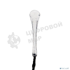 Каскад Lamper Сталактит LED 5 м с аккумулятором и выносной солнечной панелью 1 м, IP65, 2 режима работы: мигание и постоянное теплое белое свечение