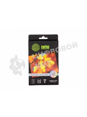 Фотобумага Cactus CS-HGA626020 Professional суперглянцевая A6 260 г/м2 20 листов
