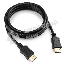 Кабель Cablexpert HDMI CC-HDMI4L-6, 19M/19M, v2.0, серия Light, позол.разъемы, экран, 1.8м, черный, пакет