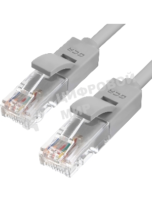 Патч-корд Greenconnect прямой 40.0m, UTP кат.5e, серый, позолоченные контакты, 24 AWG, литой, GCR-LNC03-40.0m, ethernet high speed 1 Гбит/с, RJ45, T568B Greenconnect Патч-корд прямой 40.0m, UTP кат.5e, серый, позолоченные контакты, 24 AWG, литой, GCR-LNC03-40.0m, ethernet high speed 1 Гбит/с, RJ45, T568B