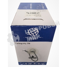 Кабель сетевой Ningbo UTP 4 пары cat5E solid 0.5мм CCA molded 305м серый