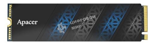 Накопитель SSD Apacer AS2280P4U PRO, 512Gb, PCIe 3.0 x4, M.2 2280, NVMe, R/W 3500/2300, с радиатором