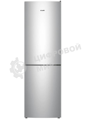 Холодильник Atlant XM-4621-181 серебристый двухкамерный 205/119л морозилка снизу