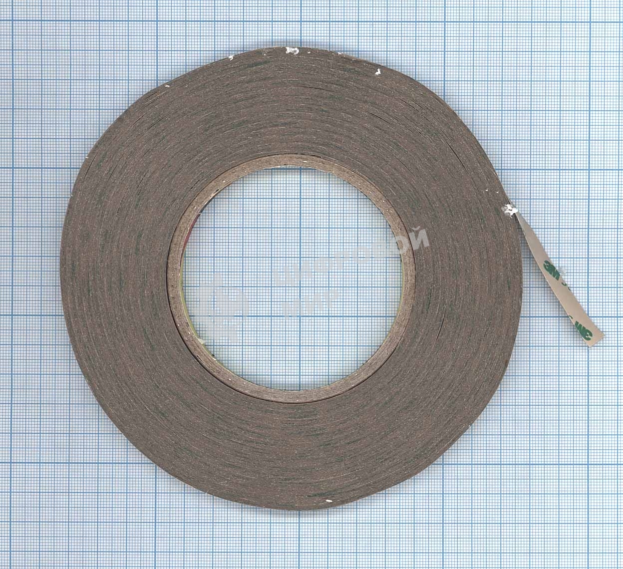 Скотч 3M 300LSE двухсторонний, прозрачный, ширина 8мм, длина 55м