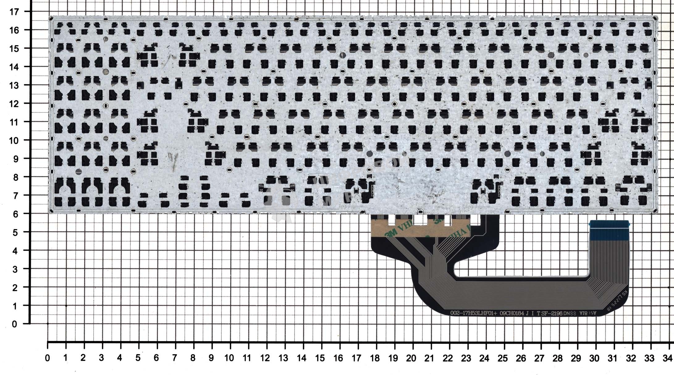 Клавиатура для ноутбука Asus X507 черная