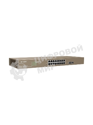 Коммутатор PoE IP-COM G3318P-16-250W с облачным управлением 16GE+2SFP