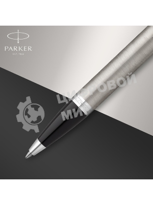 Набор ручек Parker IM Core FK221 (2183058) Stainless Steel CT M сталь нержавеющая, подарочная коробка, ручка перьевая, ручка шариковая