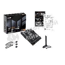 Материнская плата ASUS TUF GAMING B850-PLUS WIFI, Socket AM5, AMD B850, 4xDDR5, 4xSATA, 3xM.2, 1xPCIe 5.0 x16, 1xPCIe 4.0 x16, 2xPCIe 4.0 x1, 1xHDMI, 1xDP, 1x 2.5Gb LAN, Wi-Fi 7, 3xUSB-A 10Gbps, 4xUSB-A 5Gbps, 1xUSB-C 20Gbps, 2xUSB-A 2.0, 5x3.5 мм, 7.1, ATX