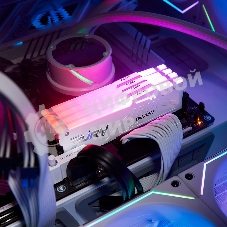 Оперативная память Kingston Fury Beast, DDR5, 64GB (2x32GB), 6000MHz, CL30, DIMM, с радиатором, RGB, белый