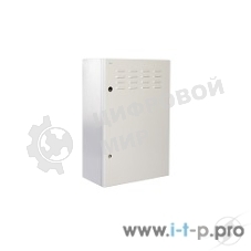 Шкаф уличный всепогодный настен. 15U (600х300), передняя дверь вент. (ШТВ-Н-15.6.3-4ААА)