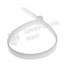 Хомут-стяжка кабельная нейлоновая Rexant 450 x7,6 мм, белая, упаковка 100 шт.